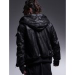 画像3: 【2025AW先行予約】kiryuyrik キリュウキリュウ / Cross Dot Fleece Hoodie Jumper (black) (3)