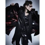 画像14: 【2025AW先行予約】kiryuyrik キリュウキリュウ / 0,6COW Hide Long Leather Napoleon (black) (14)