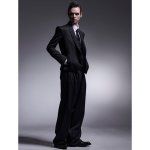 画像3: 【2025AW先行予約】kiryuyrik キリュウキリュウ / 2/76Gabagine Short Jacket (black) (3)