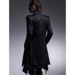 画像6: 【2025AW先行予約】kiryuyrik キリュウキリュウ / Kersey Jersey Epaulet Peacked Long Jacket (2色展開) (6)