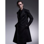 画像2: 【2025AW先行予約】kiryuyrik キリュウキリュウ / Cashmere Beaver W-Peacked Coat (2色展開) (2)