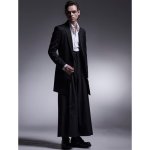 画像5: 【2025AW先行予約】kiryuyrik キリュウキリュウ / 2/76Gabagine Ling Peacked Jacket (black) (5)