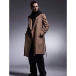 画像11: 【2025AW先行予約】kiryuyrik キリュウキリュウ / Cashmere Beaver W-Peacked Coat (2色展開) (11)