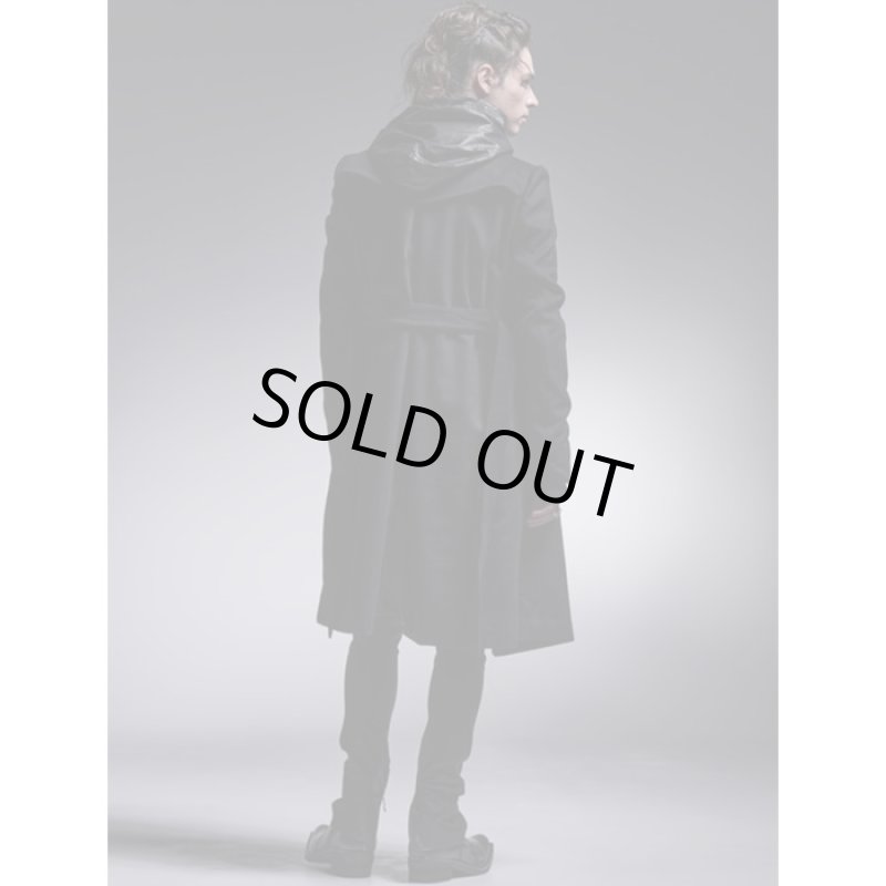 画像6: 【2025AW先行予約】kiryuyrik キリュウキリュウ / Cashmere Beaver W-Peacked Coat (2色展開) (6)