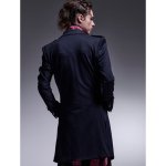 画像17: 【2025AW先行予約】kiryuyrik キリュウキリュウ / Kersey Jersey Epaulet Peacked Long Jacket (2色展開) (17)
