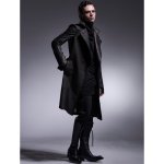画像10: 【2025AW先行予約】kiryuyrik キリュウキリュウ / 0,6COW Hide Long Leather Napoleon (black) (10)