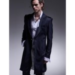 画像12: 【2025AW先行予約】kiryuyrik キリュウキリュウ / Kersey Jersey Epaulet Peacked Long Jacket (2色展開) (12)