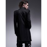 画像5: 【2025AW先行予約】kiryuyrik キリュウキリュウ / Kersey Jersey Epaulet Peacked Long Jacket (2色展開) (5)