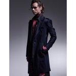 画像16: 【2025AW先行予約】kiryuyrik キリュウキリュウ / Kersey Jersey Epaulet Peacked Long Jacket (2色展開) (16)