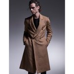 画像8: 【2025AW先行予約】kiryuyrik キリュウキリュウ / Cashmere Beaver W-Peacked Coat (2色展開) (8)