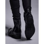 画像5: 【2025AW先行予約】kiryuyrik キリュウキリュウ / Cow Hide Middle Boots (black) (5)