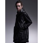 画像3: 【2025AW先行予約】kiryuyrik キリュウキリュウ / Cross Dot Fleece Loose Hoodie (black) (3)