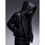 画像4: 【2025AW先行予約】kiryuyrik キリュウキリュウ / Cross Dot Fleece Hoodie Jumper (black) (4)