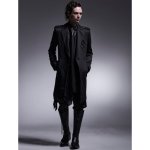 画像7: 【2025AW先行予約】kiryuyrik キリュウキリュウ / Kersey Jersey Epaulet Peacked Long Jacket (2色展開) (7)
