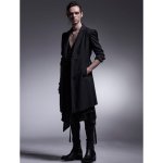 画像3: 【2025AW先行予約】kiryuyrik キリュウキリュウ / TWS Tropical Long Flare Jacket (black) (3)