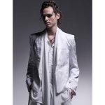 画像2: 【2025AW先行予約】kiryuyrik キリュウキリュウ / Opal Short Peacked Jacket (2色展開) (2)