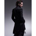 画像3: 【2025AW先行予約】kiryuyrik キリュウキリュウ / 2/76Gabagine Ling Peacked Jacket (black) (3)