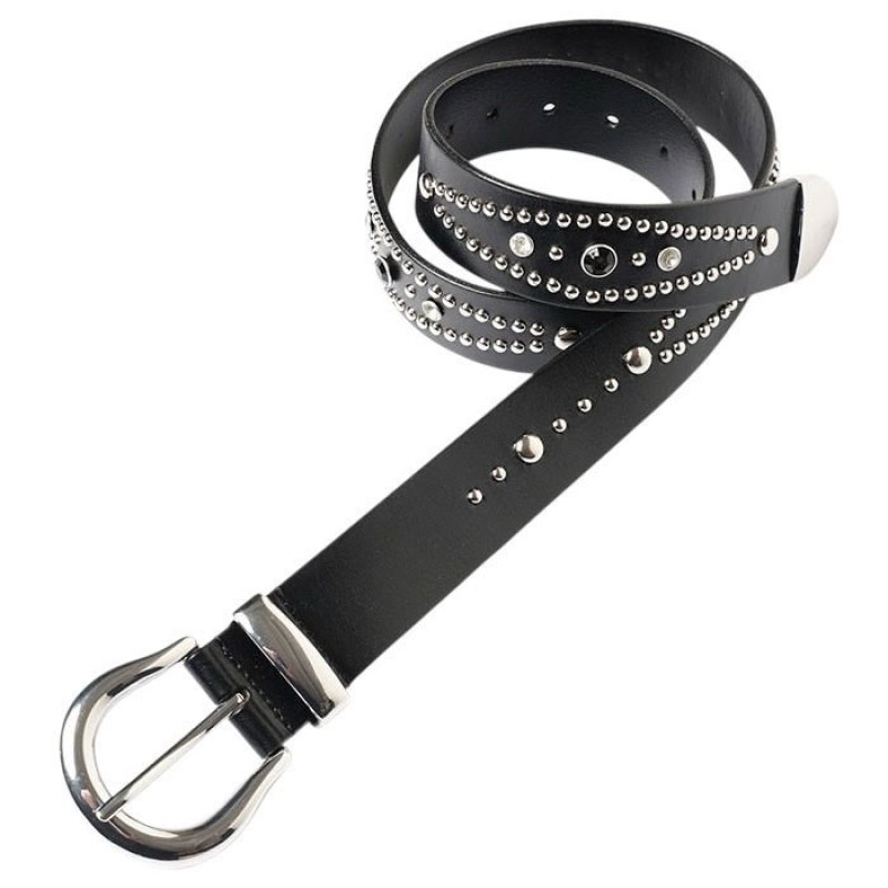 JieDa ジエダ / WIDE STUDS BELT (black)の通販－INCENSE(インセンス)