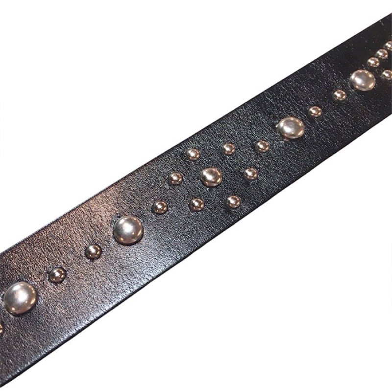 JieDa ジエダ / WIDE STUDS BELT (black)の通販－INCENSE(インセンス)