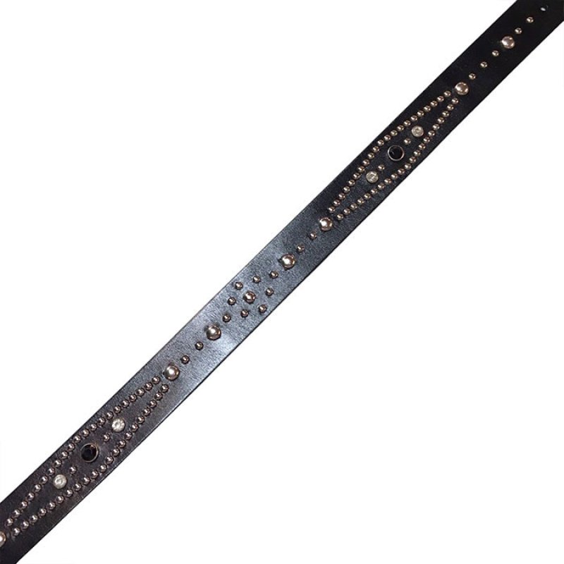 JieDa ジエダ / WIDE STUDS BELT (black)の通販－INCENSE(インセンス)