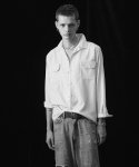 画像6: 【glamb 2025 Winter先行予約】glamb グラム / Blue Noise Open Collar Shirt (2色展開) (6)