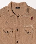 画像4: 【glamb 2025 Winter先行予約】glamb グラム / Beadswork Knit Jacket (2色展開) (4)