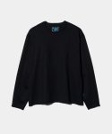 画像2: 【glamb 2025 Winter先行予約】glamb グラム / Blue Noise Premium Grade Long Sleeves T-Shirt (2色展開) (2)