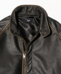 画像4: 【glamb 2025 Winter先行予約】glamb グラム / Leather Bomber Jacket (2色展開) (4)