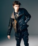 画像15: 【glamb 2025 Winter先行予約】glamb グラム / High Neck Leather Jacket (2色展開) (15)