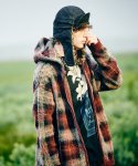 画像20: 【glamb 2025 Winter先行予約】glamb グラム / Check Knit Hoodie (2色展開) (20)