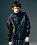 画像9: 【glamb 2025 Winter先行予約】glamb グラム / Leather Bomber Jacket (2色展開) (9)