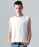 画像14: 【glamb 2025 Winter先行予約】glamb グラム / Blue Noise Premium Grade Sleeveless T-Shirt (2色展開) (14)