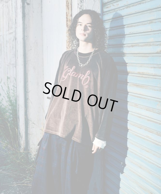 画像16: 【glamb 2025 Winter先行予約】glamb グラム / Spin Logo Velour Sweat (3色展開) (16)