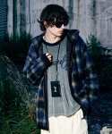 画像16: 【glamb 2025 Winter先行予約】glamb グラム / Check Knit Hoodie (2色展開) (16)