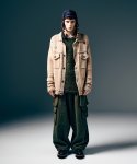 画像16: 【glamb 2025 Winter先行予約】glamb グラム / Asymmetry Cargo Tweed Pants (2色展開) (16)