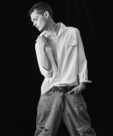 画像7: 【glamb 2025 Winter先行予約】glamb グラム / Blue Noise Open Collar Shirt (2色展開) (7)