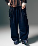 画像11: 【glamb 2025 Winter先行予約】glamb グラム / Asymmetry Cargo Tweed Pants (2色展開) (11)
