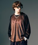 画像11: 【glamb 2025 Winter先行予約】glamb グラム / Spin Logo Velour Sweat (3色展開) (11)