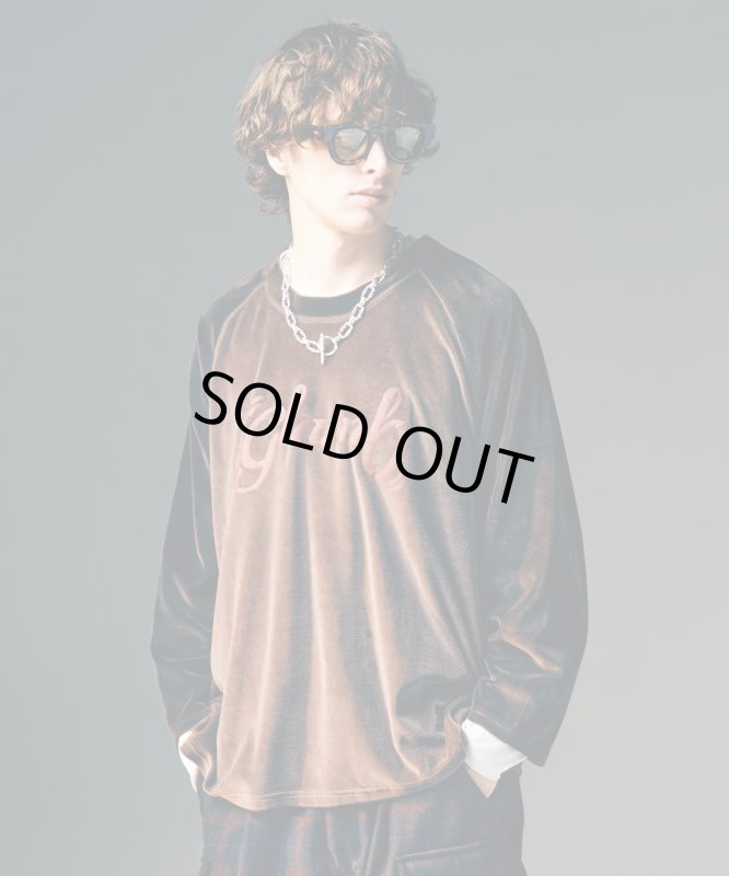 画像11: 【glamb 2025 Winter先行予約】glamb グラム / Spin Logo Velour Sweat (3色展開) (11)