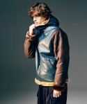 画像10: 【glamb 2025 Winter先行予約】glamb グラム / Synth Mouton Hooded Jacket (2色展開) (10)