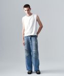 画像16: 【glamb 2025 Winter先行予約】glamb グラム / Blue Noise Premium Grade Sleeveless T-Shirt (2色展開) (16)