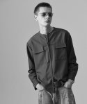 画像10: 【glamb 2025 Winter先行予約】glamb グラム / Blue Noise Minimal Shirt (2色展開) (10)