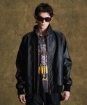 画像23: 【glamb 2025 Winter先行予約】glamb グラム / Leather Bomber Jacket (2色展開) (23)