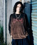 画像15: 【glamb 2025 Winter先行予約】glamb グラム / Spin Logo Velour Sweat (3色展開) (15)