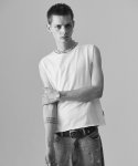 画像9: 【glamb 2025 Winter先行予約】glamb グラム / Blue Noise Premium Grade Sleeveless T-Shirt (2色展開) (9)
