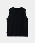 画像4: 【glamb 2025 Winter先行予約】glamb グラム / Blue Noise Premium Grade Sleeveless T-Shirt (2色展開) (4)