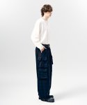 画像22: 【glamb 2025 Winter先行予約】glamb グラム / Asymmetry Cargo Tweed Pants (2色展開) (22)
