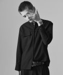 画像11: 【glamb 2025 Winter先行予約】glamb グラム / Blue Noise Minimal Shirt (2色展開) (11)