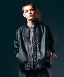 画像17: 【glamb 2025 Winter先行予約】glamb グラム / Leather Bomber Jacket (2色展開) (17)