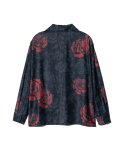 画像3: 【glamb 2025 Winter先行予約】glamb グラム / Rose Blur Shirt (2色展開) (3)